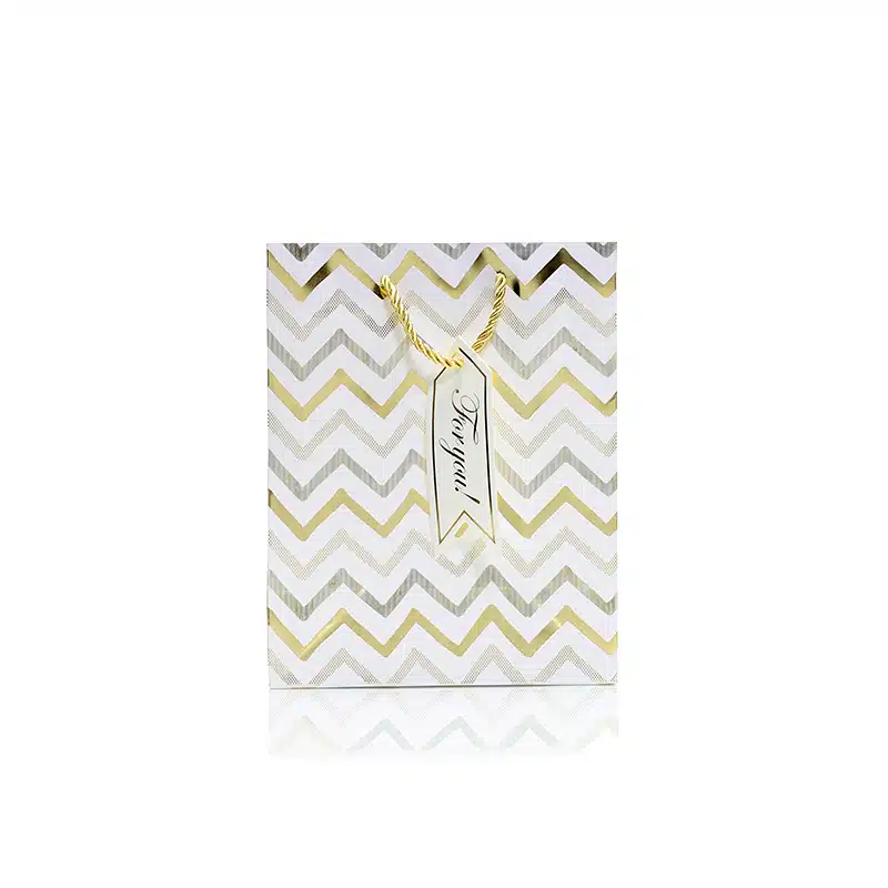 White & Gold Gift Bag