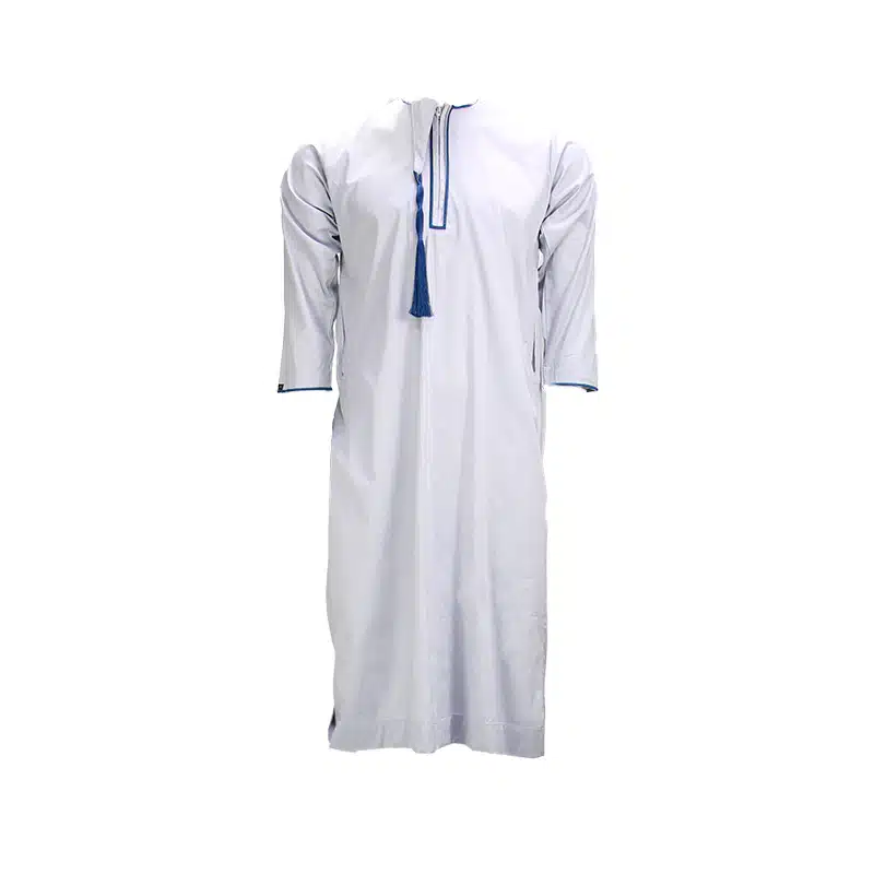 Boy's Elegant White Tasseled Thobe AMSC 1520-10