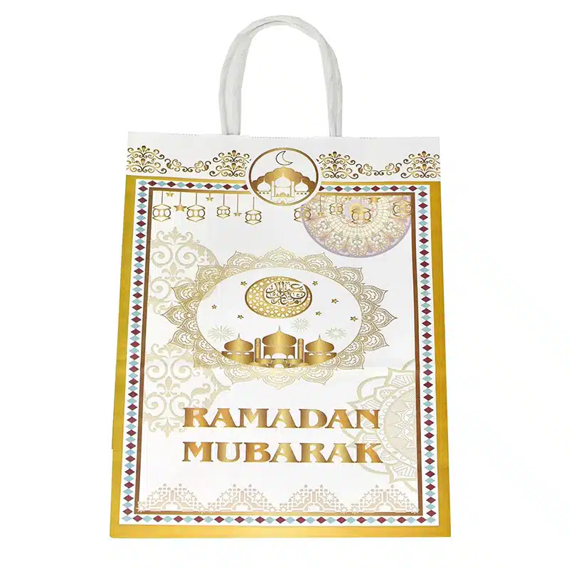 White & Gold Ramadan Gift Bag