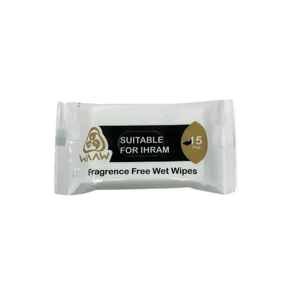 Fragrance Free Wet Wipes For Hajj & Umrah