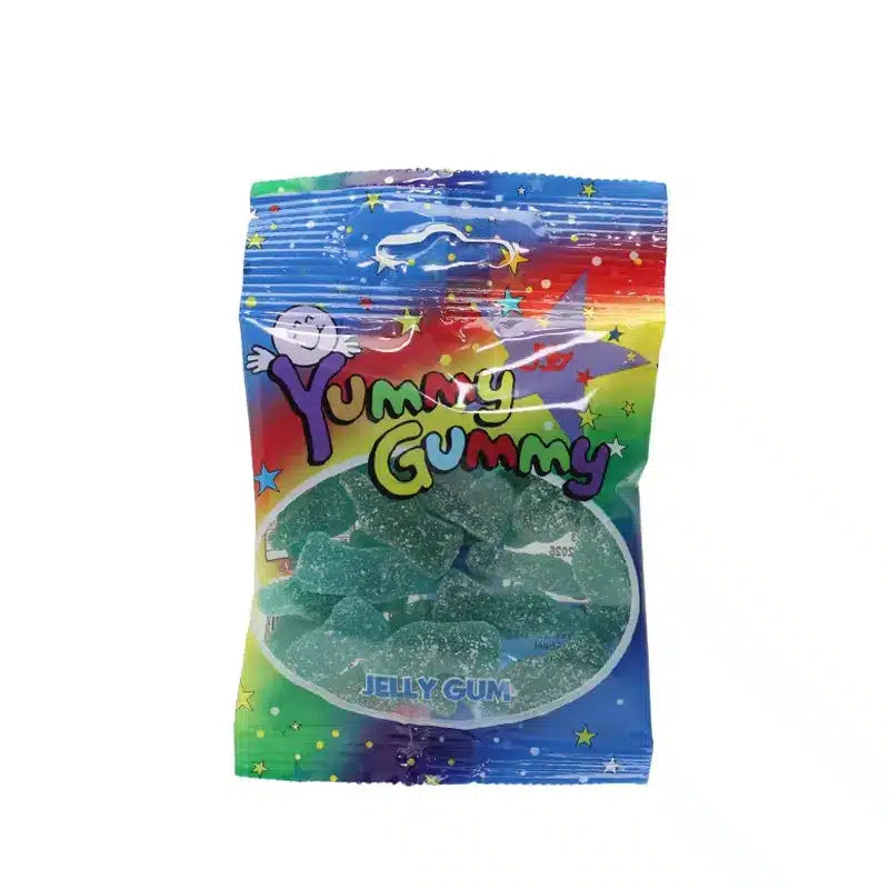 Fizzy Blue Raspberry Sweets Jelly