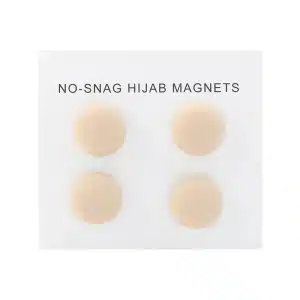 Cream Matte Hijab Scarf Magnets Pins