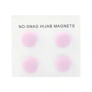 Light Pink Matte Hijab Scarf Magnets Pins