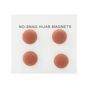 Coral Matte Hijab Scarf Magnets Pins