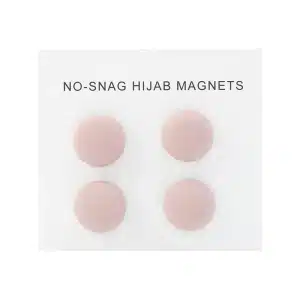 Matte Faded Pink Hijab Magnets Pins - 4 Pack