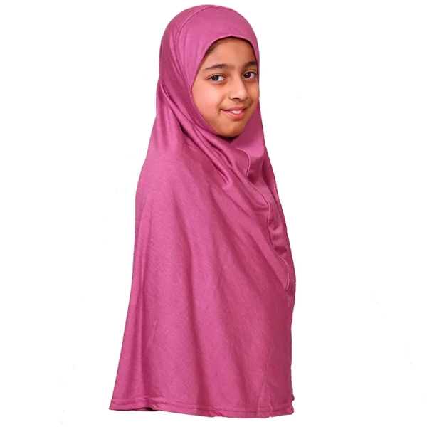 XL Size Muslim Girls Raspberry Hijab Scarf