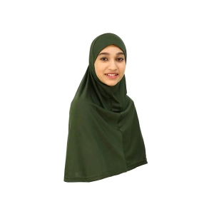 Large Size Muslim Girls Fern Hijab Scarf