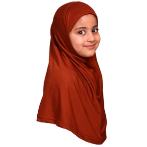 Brown Girls Small Size Hijab Scarf