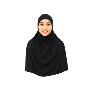 Black Girls Hijab Large Size