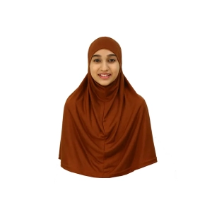 Brown Girls Hijab Large Size