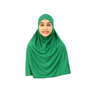 Green Girls Hijab Large Size