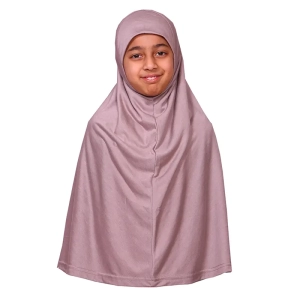 Dusty Rose Girls Hijab XL Size