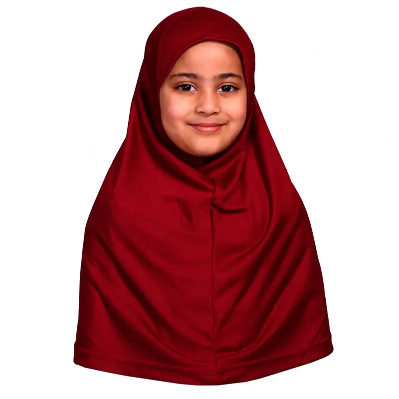 Maroon Girls Hijab Small Size