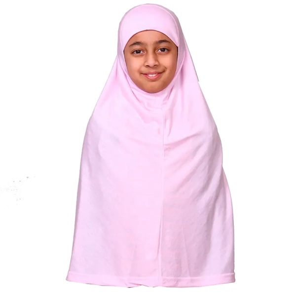 Light Pink Girls Hijab XL Size