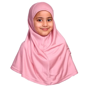 Petal Pink Girls Hijab Small Size