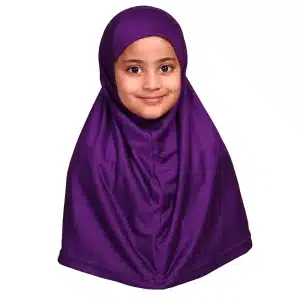 Purple Girls Hijab Small Size