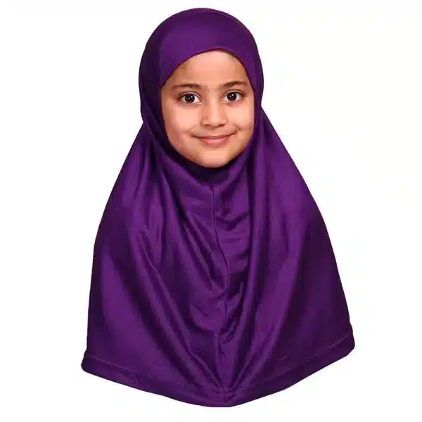 Purple Girls Hijab Small Size