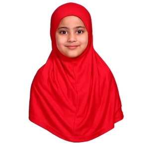 Red Girls Hijab Small Size