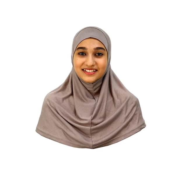 dusty rose medium-size hijab scarf for Muslim girls