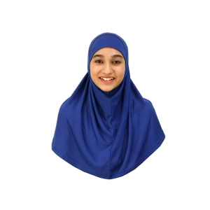 Royal Blue Girls Hijab Scarf