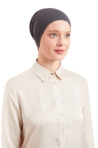 Loose Tube Slate Grey Hijab Undercap