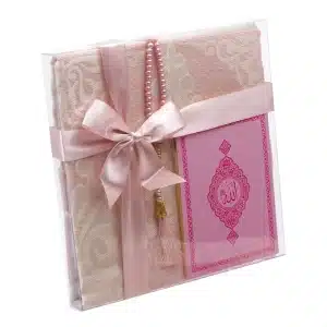 Pink Prayer Set Islamic Gift Box