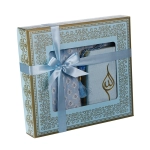 Blue Large Prayer Set Islamic Gift Box