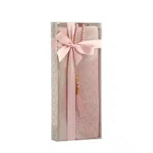 Light Pink Muslim Prayer Set Gift Box