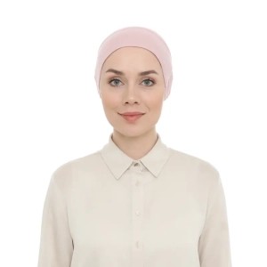 Women’s Tieback Hijab Plush Pink Undercap