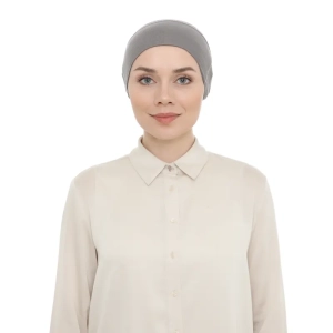 Women’s Tieback Hijab Grey Undercap