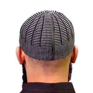 Dark Brown Turkish Prayer Cap for Muslim Men