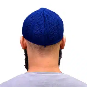 Navy Thick Prayer Cap for Muslim Men