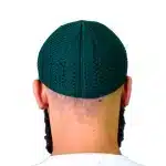 Green Thick Prayer Cap for Muslim Men