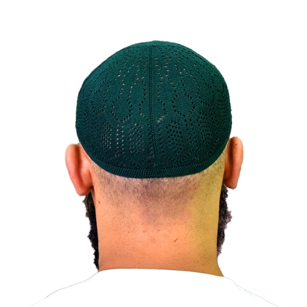 Avocado Cotton Prayer Cap for Muslim Men