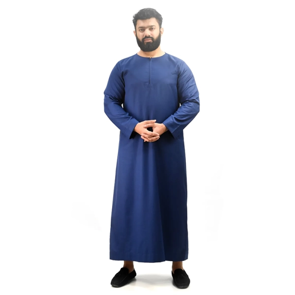 blue men's Jubba thobe