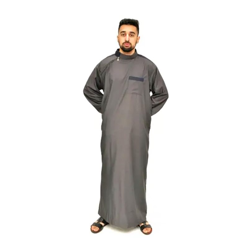 two-tone collared men's Jubba thobe