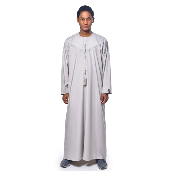 men's beige Islamic thobe from Amsons