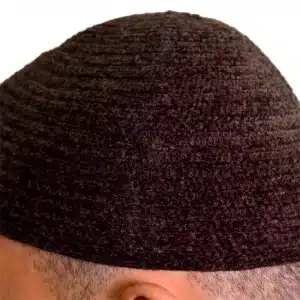 Men’s Elegant Brown Wool Prayer Hat