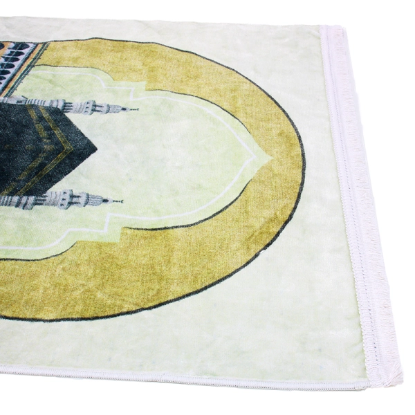 Gold & White Prayer Mat