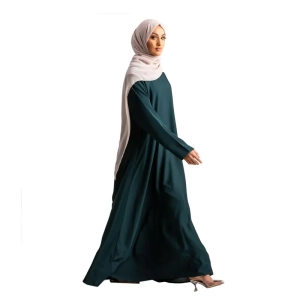 Basic Bottle Green Abaya