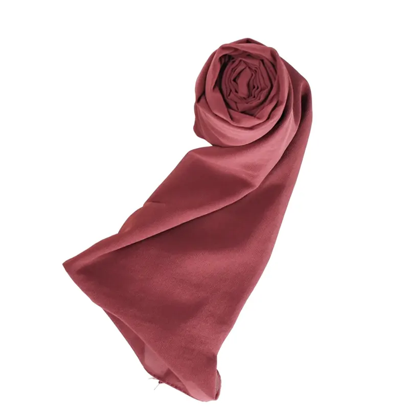 Chiffon Dark Maroon Hijab Muslim Head Scarf