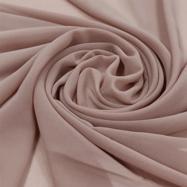 Peach Chiffon Hijab Scarf