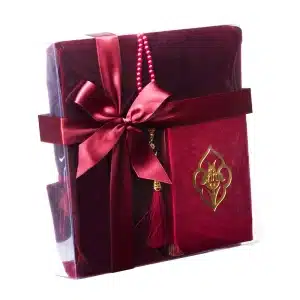 Red Velvet Prayer Set Gift Box