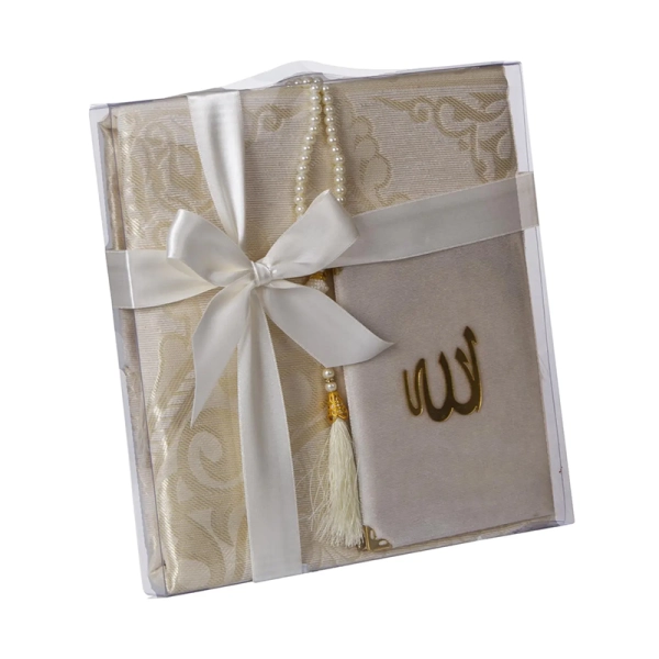 Cream Prayer Set Gift Box