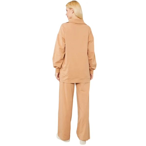 Women Light Brown Co Ord Set