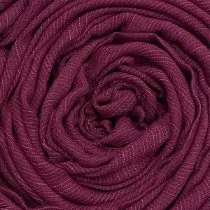 Raspberry Lined Cotton Hijab Muslim Scarf