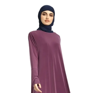 Jersey Mauve Abaya