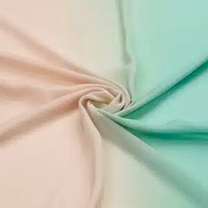 Mint & Cream Ombre Silk Chiffon Hijab