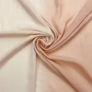 Peach & Cream Ombre Silk Chiffon Hijab Muslim Scarf