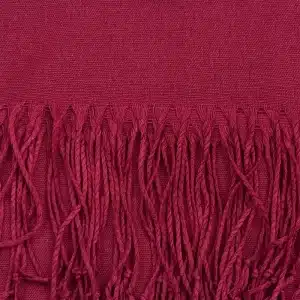 Crimson Red Pashmina Hijab Head Scarf